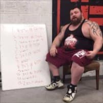 Eddie Hall's Deadlift Program Leading up to 500kgs