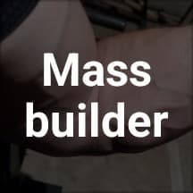 Build as much mass as possible