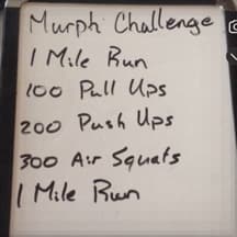 Murph Challenge Preparation