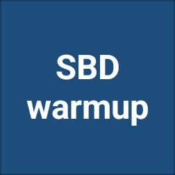 SBD warmup sets